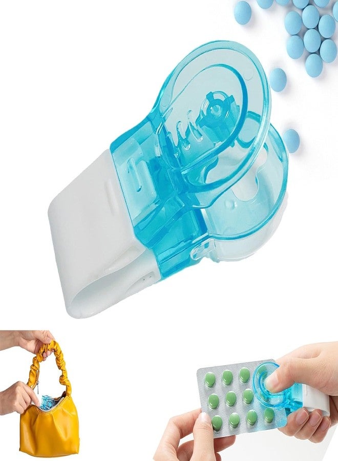 Istara Portable Pill Taker Remover and Small Pill Cutter, Tablets Pills Blister Pack Opener Assistance Tool for The Elderly, Disabled, Individuals - Image 1